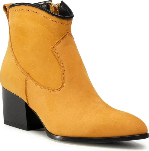 Členkové čižmy R.POLAŃSKI - 1147 Żółty Nubuk