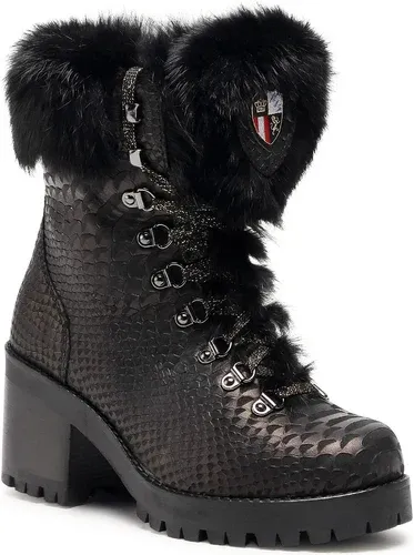 Členkové čižmy NEW ITALIA SHOES - 2015471/6 Black