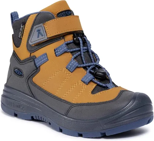 Trekingová obuv KEEN - Redwood Mid Wp 1023886 Harvest Gold/Vintage Indigo