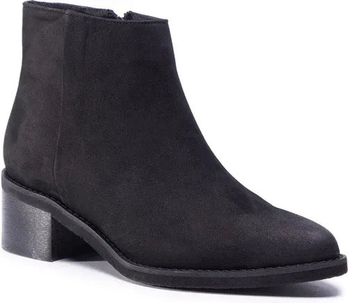 Členkové čižmy R.POLAŃSKI - 1201 Czarny Nubuk