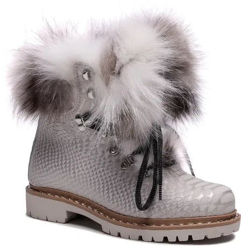 Outdoorová obuv NEW ITALIA SHOES - 2115403/1 Cerimonia Silver