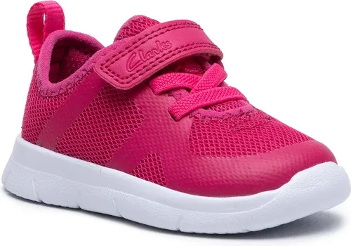 Sneakersy Clarks - Arth Flux T 261515586 Raspberry