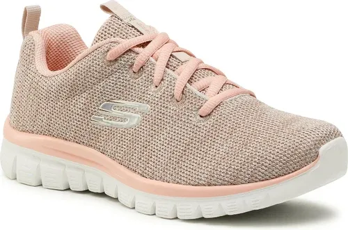 Topánky SKECHERS - Twisted Fortune 12614/NTCL Natural/Coral