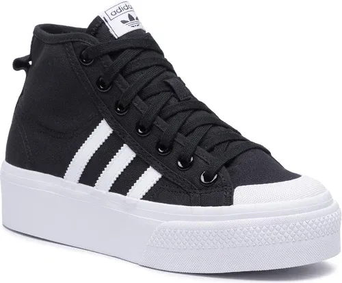 Topánky adidas - Nizza Platform Mid W FY2783 Cblack/Ftwwht/Ftwwht