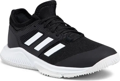 Topánky adidas - Court Team Bounce W FX1804 Cblack/Ftwwht/Silvmt