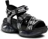 Sandále Karl Lagerfeld - KL62705 Black Lthr/Textile Mono