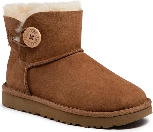 Topánky UGG - W Mini Bailey Button II 1016422 W/Che