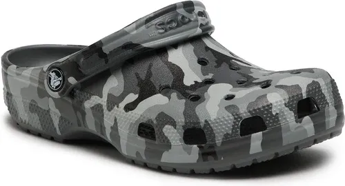 Šľapky Crocs - Classic Printed Camo Clog 206454 Slate Grey/Multi