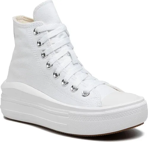 Plátenky Converse - Ctas Move Hi 568498C White/Natural Ivory/Black