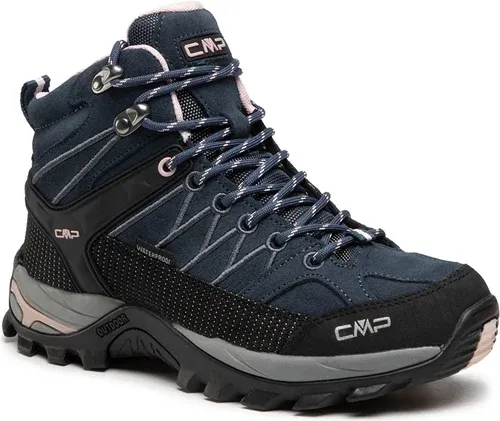 Trekingová obuv CMP - Rigel Mid Wmn Trekking Shoe Wp 3Q12946 Asphalt/Antracite/Rose 53UG