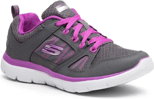 Topánky SKECHERS - New World 12997/CCPR Charcoal/Purple