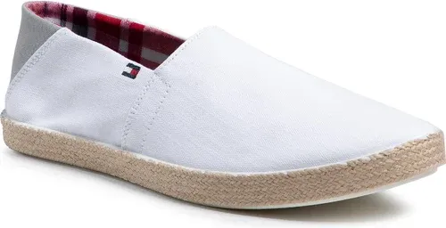 Espadrilky Tommy Hilfiger - Easy Summer Slip On FM0FM00569 White YBR