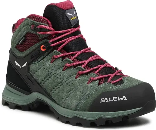 Trekingová obuv Salewa - Ws Alp Mate Mid Wp 61385-5085 Duck Green/Rhododendon 5085