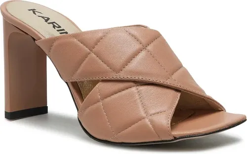 Šľapky KARINO - 3701-007-P Jasny Brąz