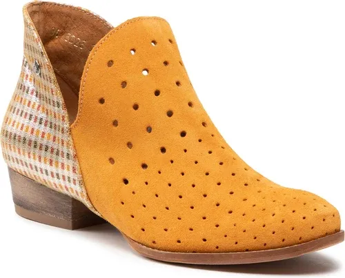 Členkové čižmy MACIEJKA - 05025-07/00-5 Musztarda