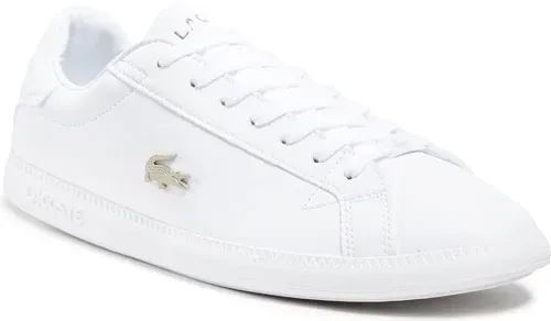 Sneakersy LACOSTE - Graduate 0721 1 Sma 7-41SMA001121G Wht/Wht