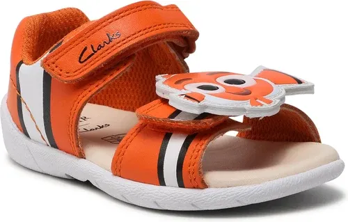 Sandále Clarks - Zora Nemo T 261583957 Orange Leather