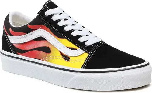 Tenisky Vans - Old Skool VN0A38G1PHN1 (Flame)Black/Black/Tr Wht