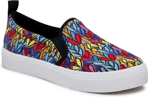 Tenisky SKECHERS - Heart Inlove 155504/BKMT Black/Multi