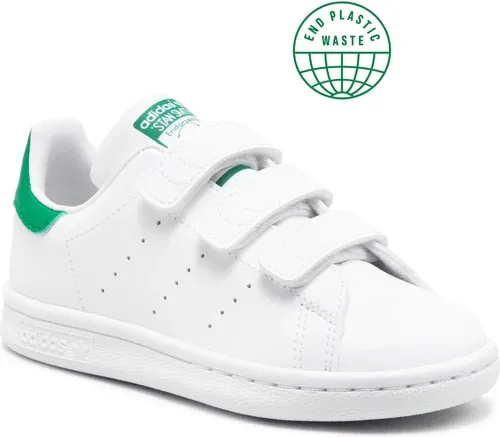 Topánky adidas - Stan Smith Cf C FX7534 Ftwwht/Fthwht/Green