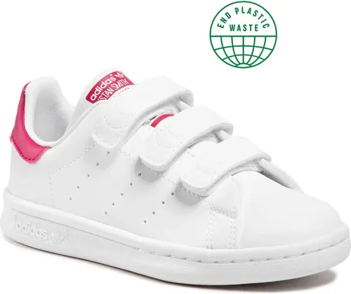 Topánky adidas - Stan Smith Cf C FX7540 Ftwwht/Ftwwht/Bopink