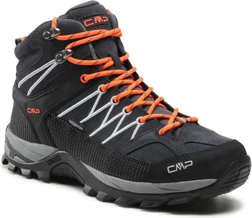 Trekingová obuv CMP - Rigel Mid Trekking Shoe Wp 3Q12947 Antracite/Flash Orange 56UE