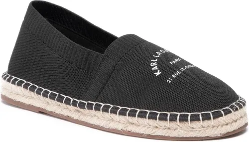 Espadrilky KARL LAGERFELD - KL70108 Black Knit Textile