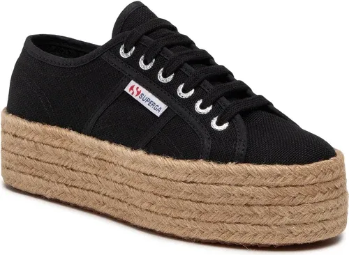 Espadrilky SUPERGA - 2790 Rope S51186W Black 999