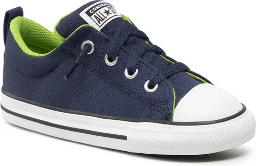 Plátenky Converse - Ctas Street Slip 770718C Midnight Navy/Bold Wasabi