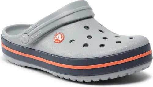 Šľapky Crocs - Crocband 11016 Light Grey/Navy