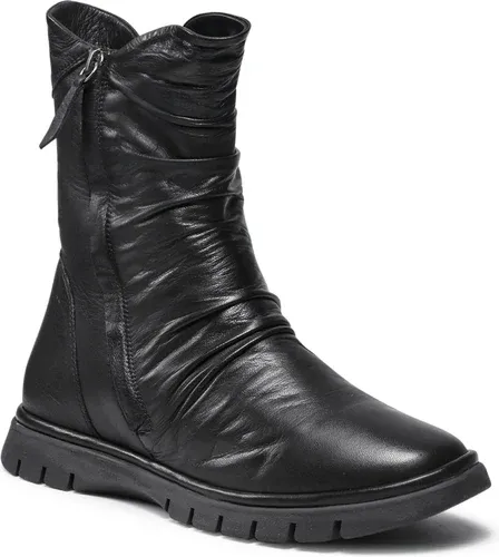 Členkové čižmy MANITU - 990047-01 Schwarz