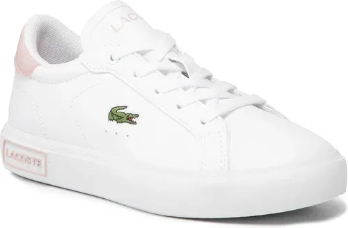 Sneakersy LACOSTE - Powercourt 0721 1 Suc 7-41SUC00141Y9 Wht/Lt Pnk