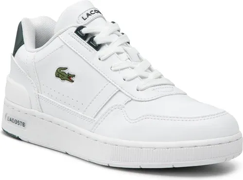 Sneakersy LACOSTE - T-Clip 0121 1 Suj 7-42SUJ00041R5 Wht/Dk Grn