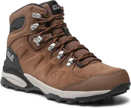 Trekingová obuv Jack Wolfskin - Refugio Texapore Mid W 4050871 Brown/Apricot