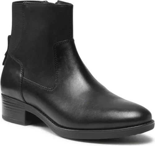 Členkové čižmy GEOX - D Felicity C D16G1C 00043 C9999 Black
