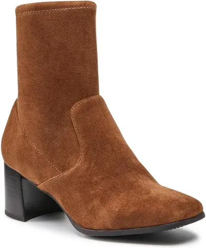 Členkové čižmy CAPRICE - 9-25305-27 Cognac Stretch 374