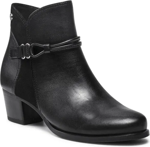 Členkové čižmy CAPRICE - 9-25312-27 Black Comb 019