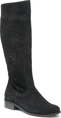 Čižmy ROBERTO - 2004 Czarny Welur