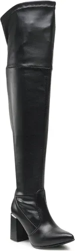 Mušketierky ROBERTO - 3063 Czarny Lycra