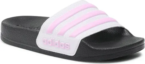 Šľapky adidas - adilette Shower K FY8843 Wwht/Pink/Wwht