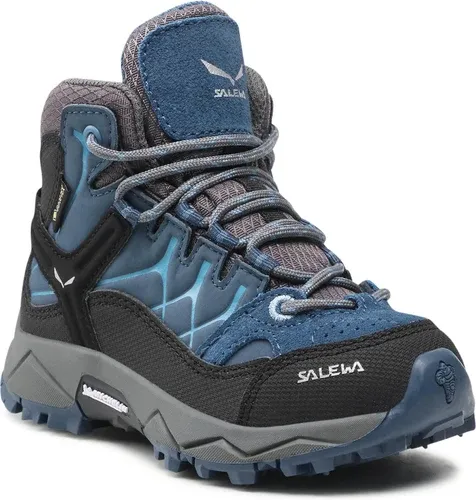 Trekingová obuv Salewa - Jr Alp Trainer Mid Gtx GORE-TEX 64010-0365 Dark Denim/Charcoal