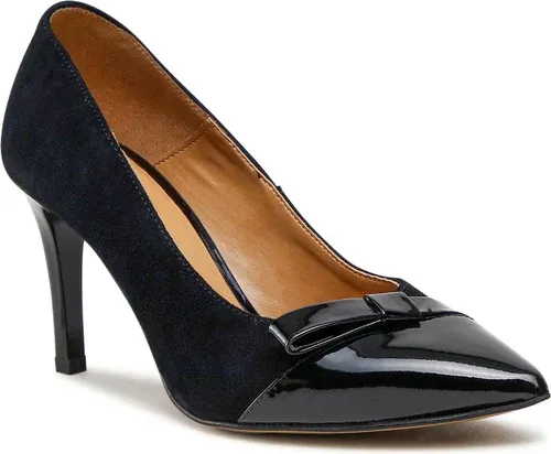 Lodičky SAGAN - 4594 Czarny Welur