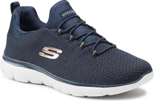 Sneakersy SKECHERS - Bright Bezel 149204/NVGD Navy/Gold