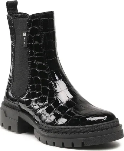 Kotníková obuv s elastickým prvkom NESSI - 21131 Czarny RG