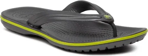 Žabky Crocs - Crocband Flip 11033 Graphite/Volt Green