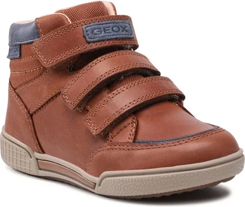 Šnurovacia obuv Geox - J Poseido B. B J16BCB 0CLFU C6176 S Cognac/Navy
