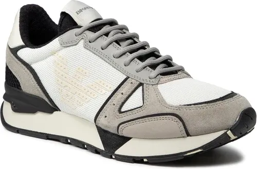 Sneakersy EMPORIO ARMANI - X4X289 XM499 Q427 Plast/Plast/Of.Wht/B