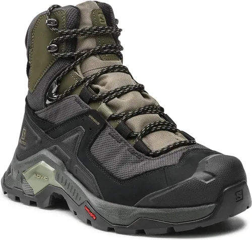 Trekingová obuv SALOMON - Quest Element Gtx GORE-TEX 414571 28 V0 Black/Deep Lichen Green/Olive Night