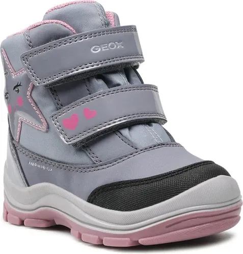 Snehule GEOX - B Flanfil G.B Abx A B163WA A050FU C0502 S Grey/Pink