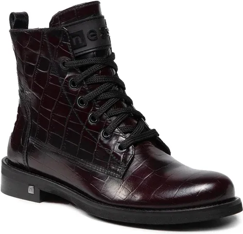 Členkové čižmy NESSI - 20784 Bordo Fc